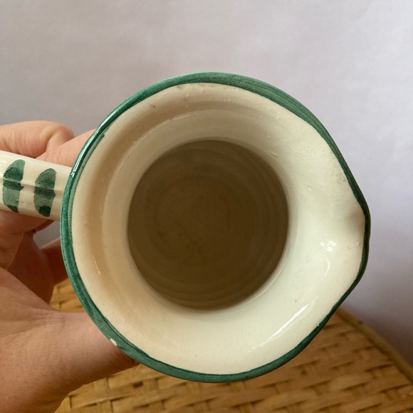 Hand-Painted Pitcher Olive Design - Picture 7 of 7